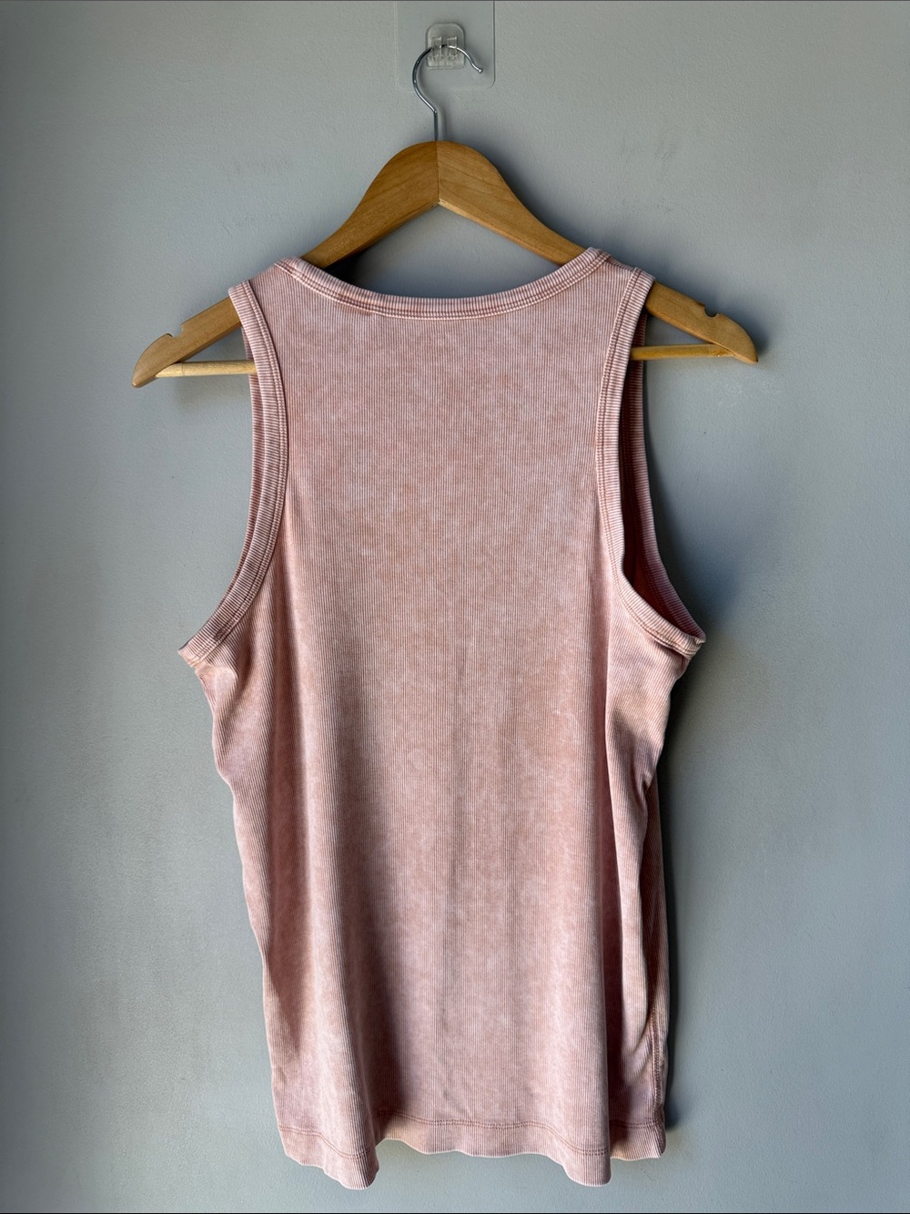 COS Ribbed Tank Top Pink - Picture 2 of 5
